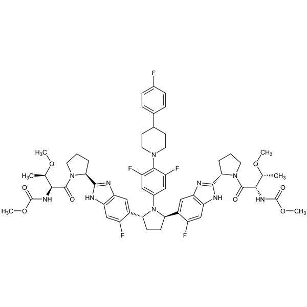 Graphical representation of Pibrentasvir