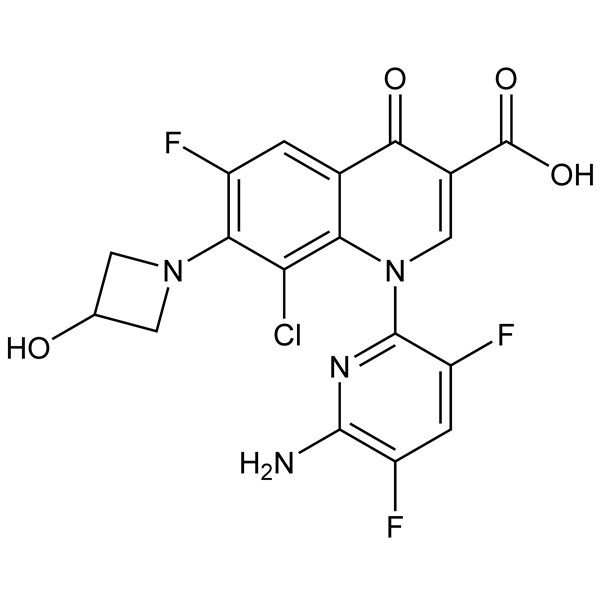 Graphical representation of Delafloxacin