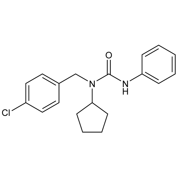 Graphical representation of Pencycuron