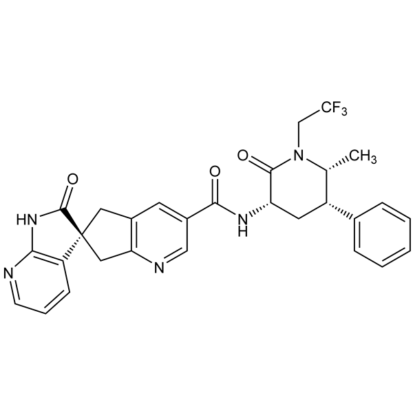 Graphical representation of Ubrogepant