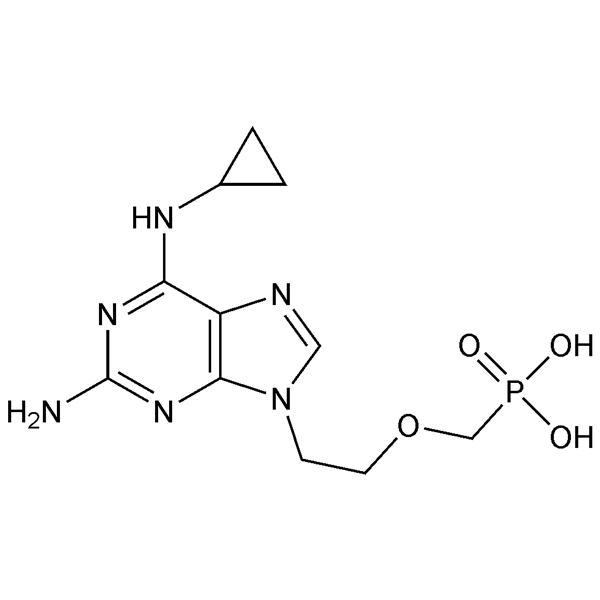 9-(2-phosphonylmethoxyethyl)-n6-cyclopropyl-2,6-diaminopurine-monograph-image