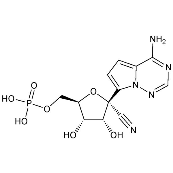 [(2r,3s,4r,5r)-5-(4-aminopyrrolo[2,1-f][1,2,4]triazin-7-yl)-5-cyano-3,4-dihydroxytetrahydro-2-furanyl]methyldihydrogenphosphate-monograph-image