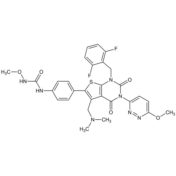 Graphical representation of Relugolix