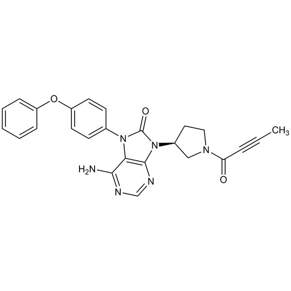 Graphical representation of Tirabrutinib