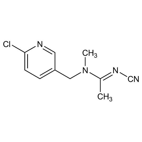 Graphical representation of Acetamiprid