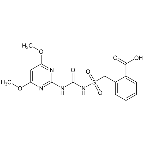 Graphical representation of Bensulfuron