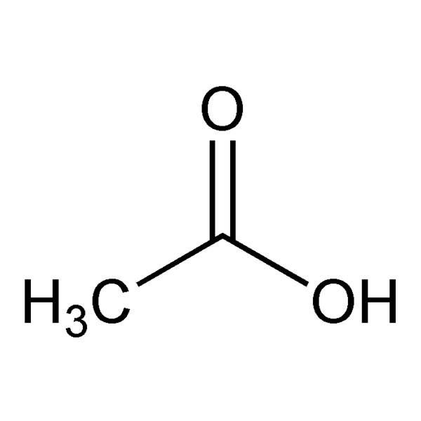 Graphical representation of Acetic Acid