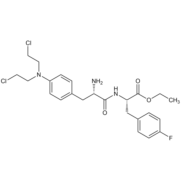 Graphical representation of Melphalan flufenamide