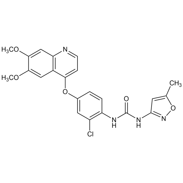 Graphical representation of Tivozanib