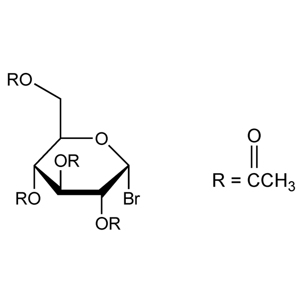 Graphical representation of Acetobromglucose