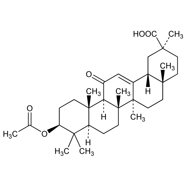 Graphical representation of Acetoxolone