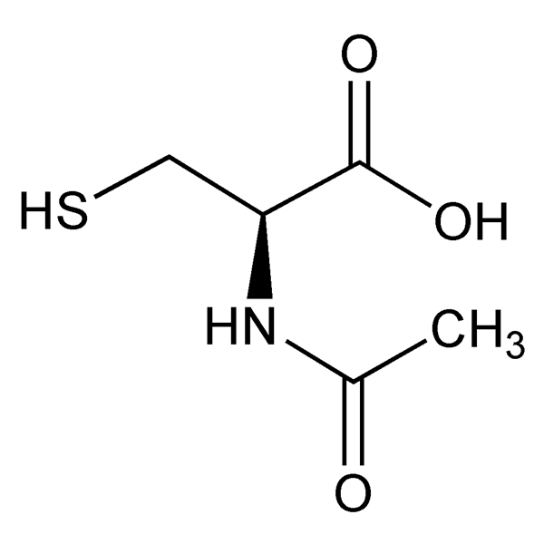 Graphical representation of Acetylcysteine