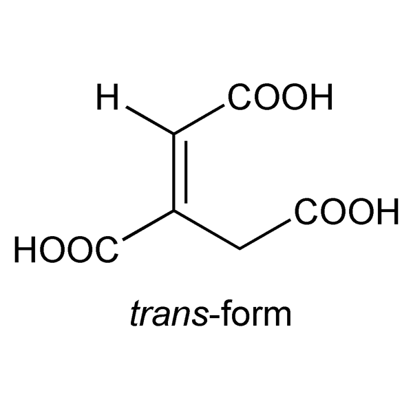 Graphical representation of Aconitic Acid