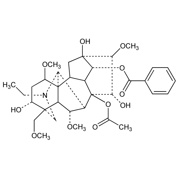 Graphical representation of Aconitine