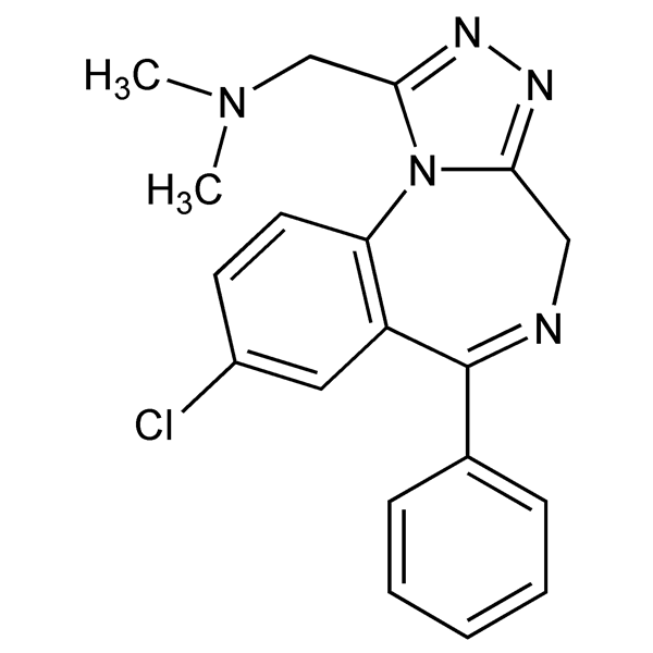 Graphical representation of Adinazolam