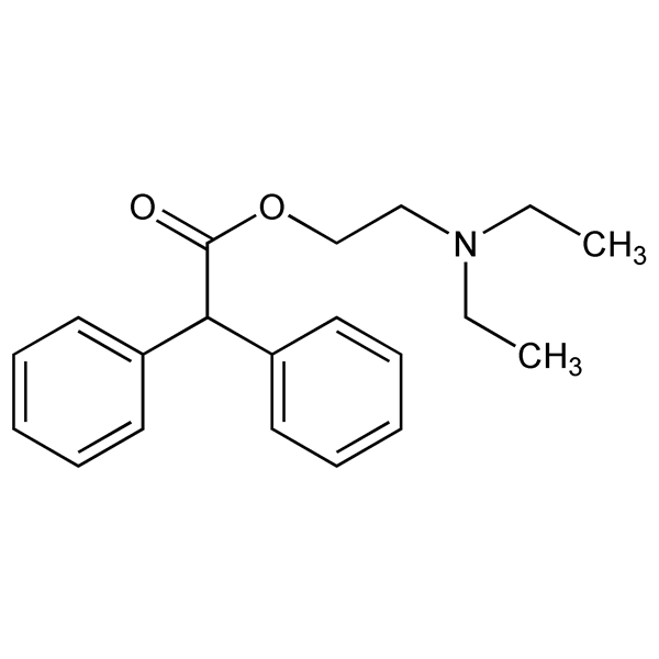 Graphical representation of Adiphenine