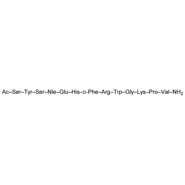 Graphical representation of Afamelanotide