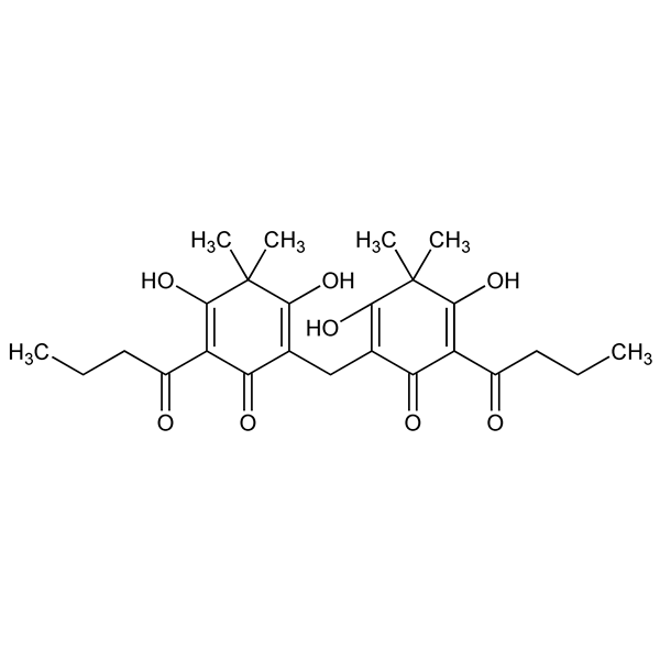 Graphical representation of Albaspidin