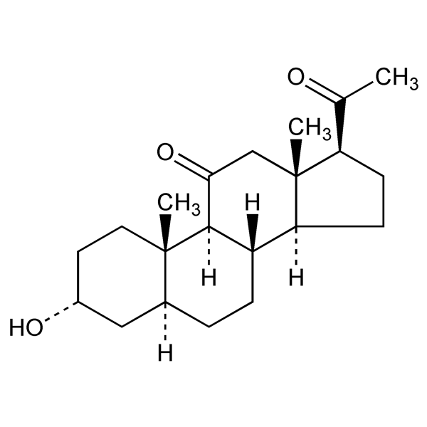 Graphical representation of Alfaxalone