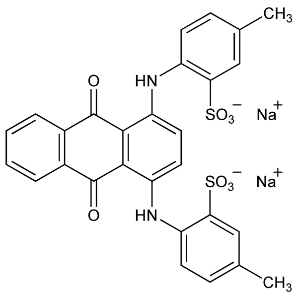 Graphical representation of Alizarin Cyanine Green F