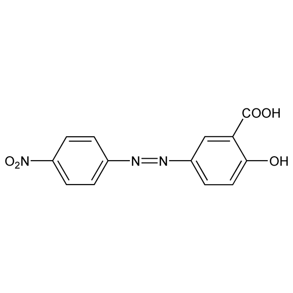 Graphical representation of Alizarine Yellow R