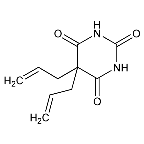 Graphical representation of Allobarbital