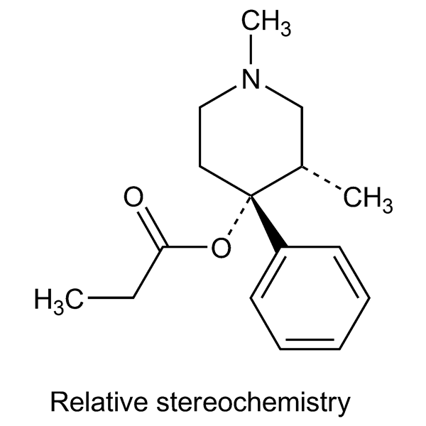 Graphical representation of Alphaprodine