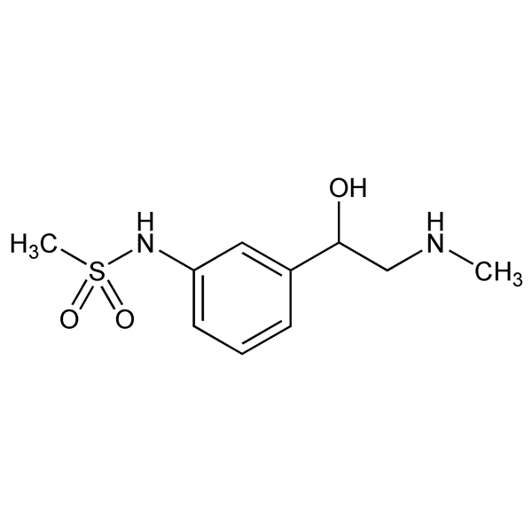 Graphical representation of Amidephrine