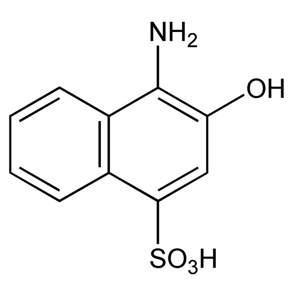 Graphical representation of 1-Amino-2-naphthol-4-sulfonic Acid