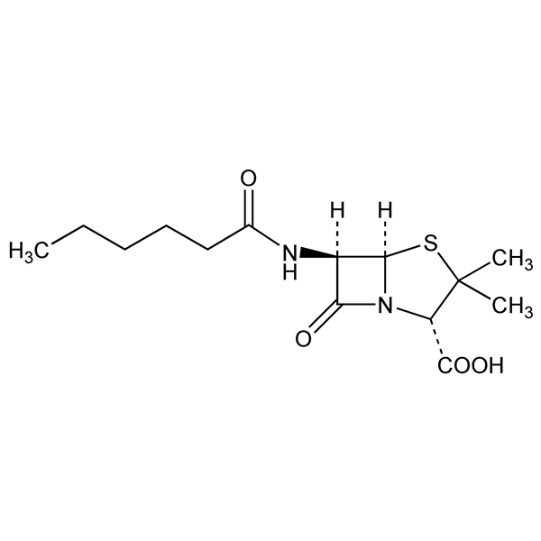 Graphical representation of Amylpenicillin