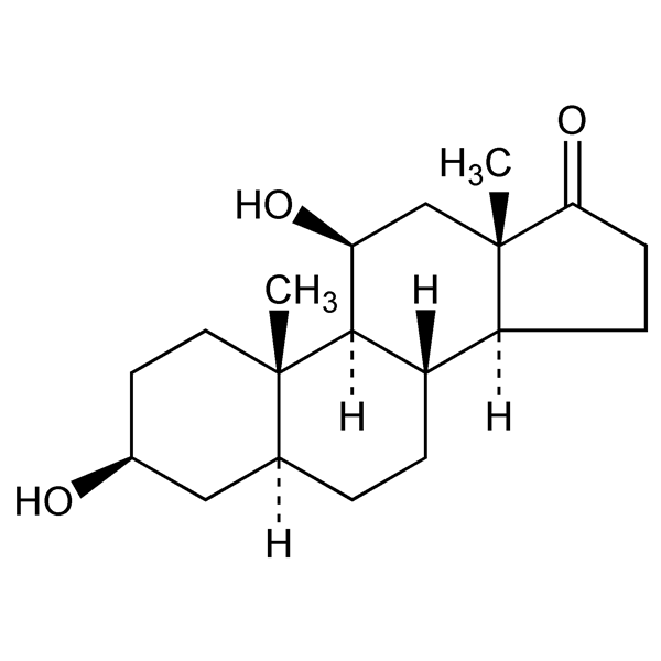 Graphical representation of Androstane-3β,11β-diol-17-one