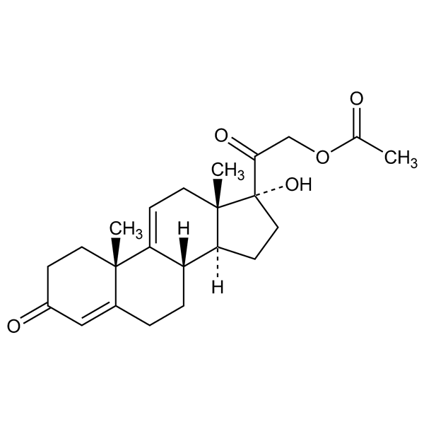 Graphical representation of Anecortave Acetate