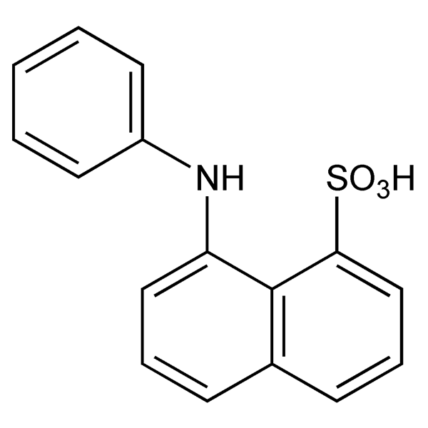 Graphical representation of 1-Anilino-8-naphthalenesulfonate