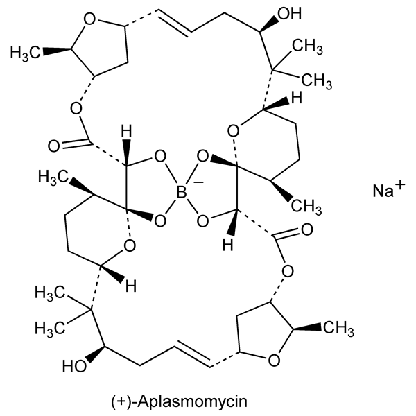 Graphical representation of Aplasmomycin