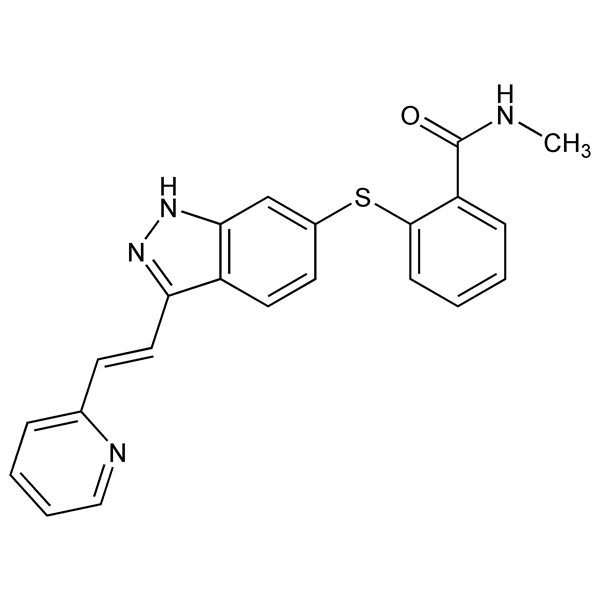 Graphical representation of Axitinib