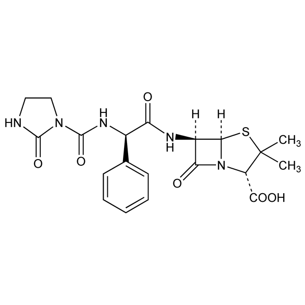 Graphical representation of Azlocillin