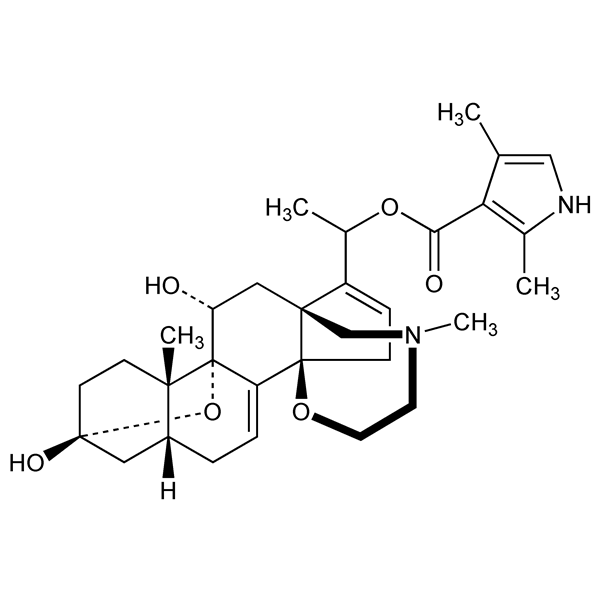 Graphical representation of Batrachotoxin