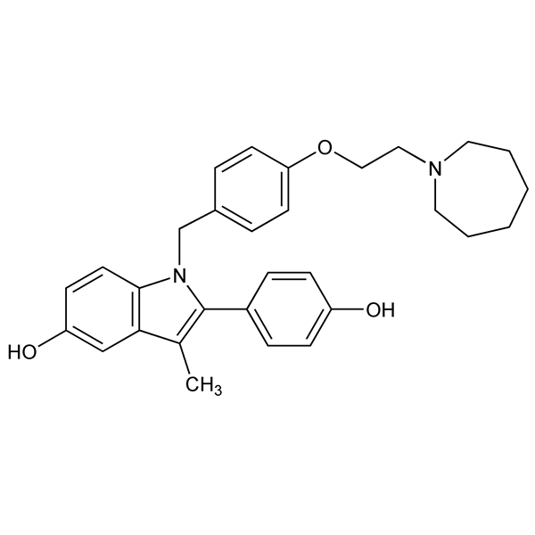 Graphical representation of Bazedoxifene