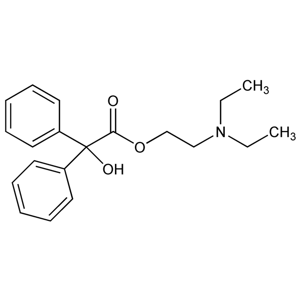 Graphical representation of Benactyzine