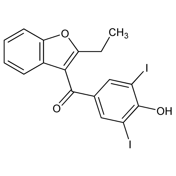 Graphical representation of Benziodarone