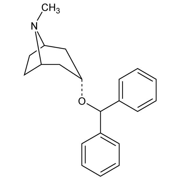 Graphical representation of Benztropine