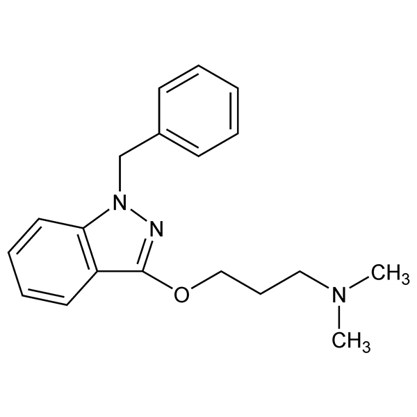 Graphical representation of Benzydamine