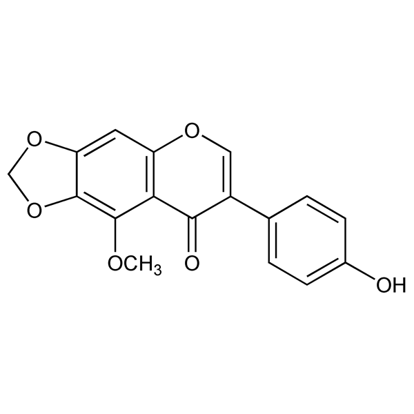 Graphical representation of Irisolone