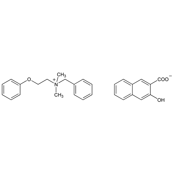 Graphical representation of Bephenium Hydroxynaphthoate