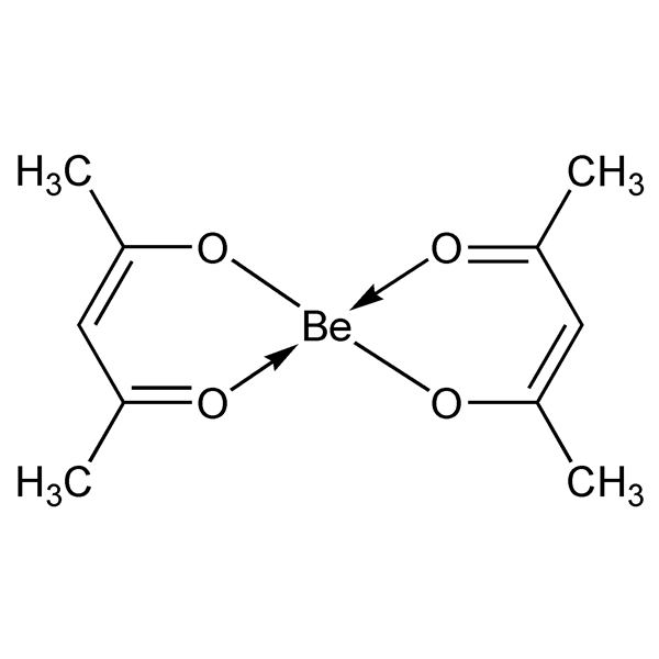 Graphical representation of Beryllium Acetylacetonate