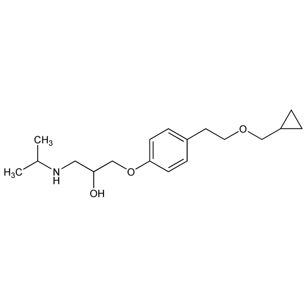 Graphical representation of Betaxolol