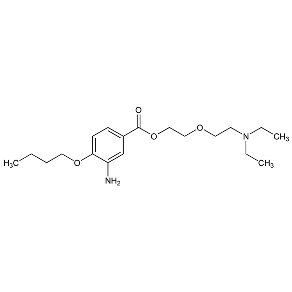 Graphical representation of Betoxycaine