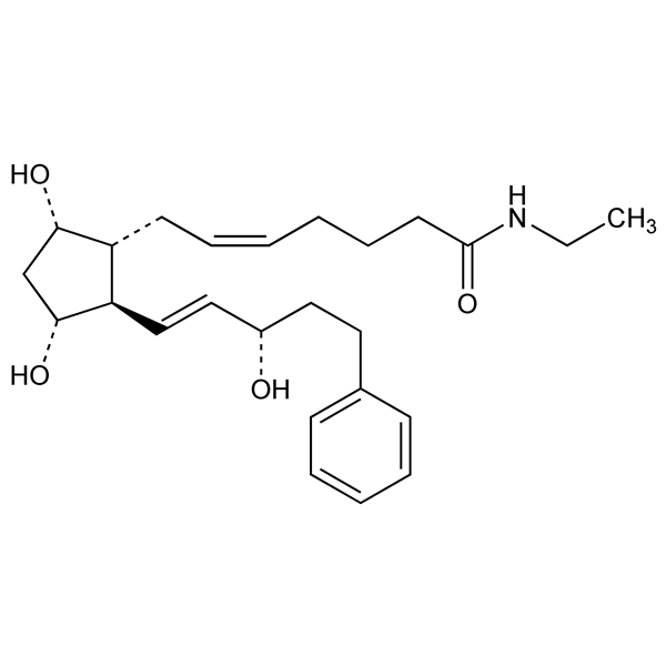 Graphical representation of Bimatoprost