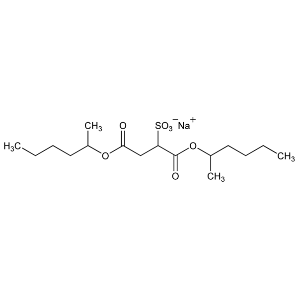 Graphical representation of Bis(1-methylamyl) Sodium Sulfosuccinate