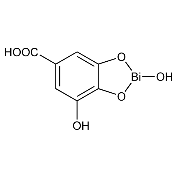 Graphical representation of Bismuth Subgallate